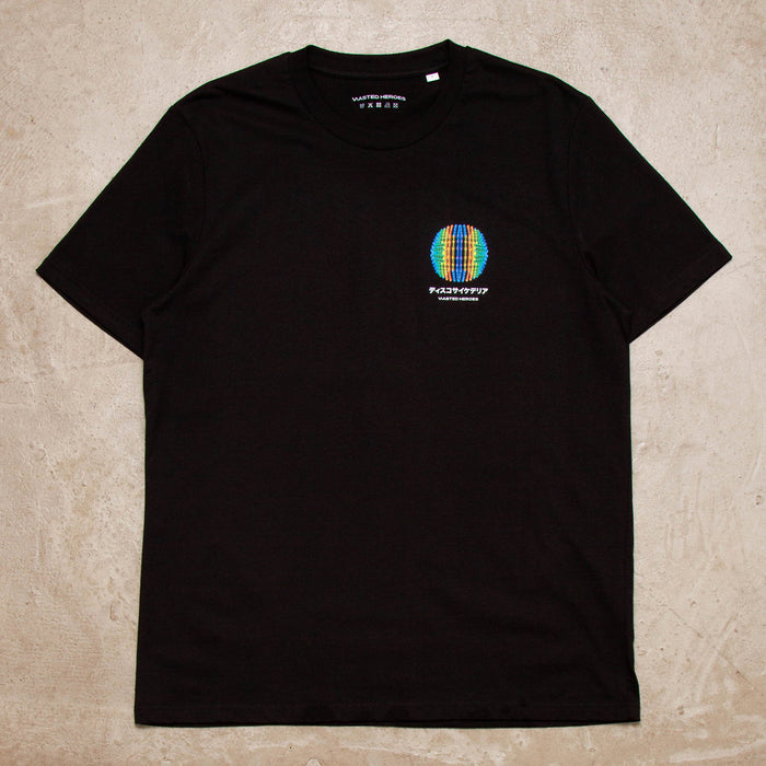 049 Disco Psychedelia Back Print - Tshirt - Black