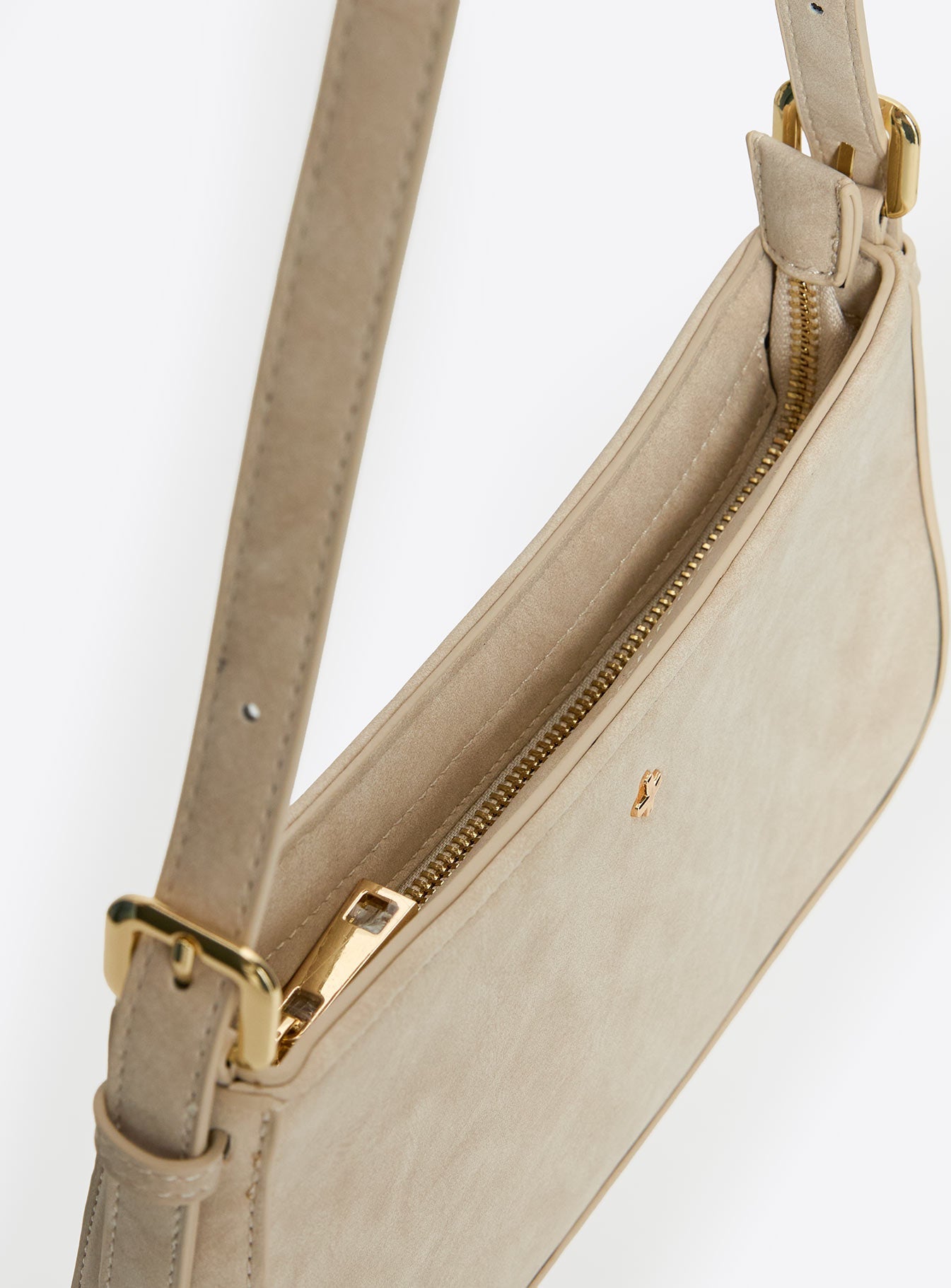 Peta & Jain Lilu Bag Cream Faux Suede