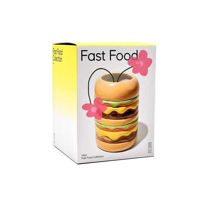 Double Cheeseburger Vase