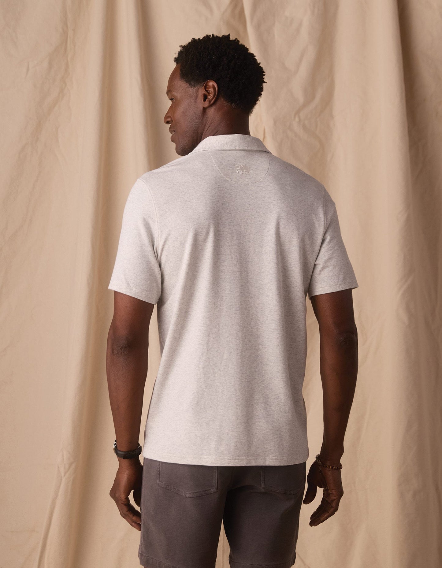 Active Puremeso Weekend Button Down in Stone