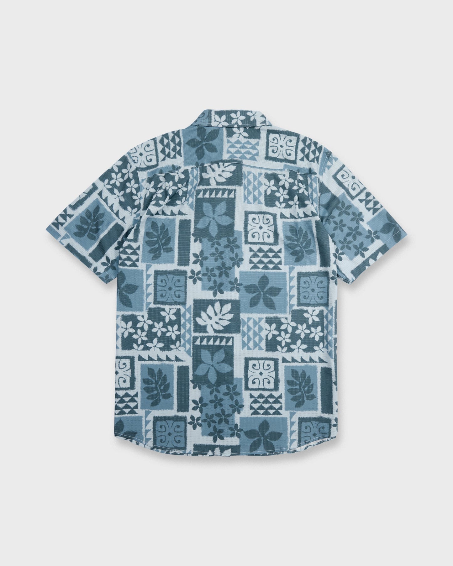 Waterman Sandy Cove Short Sleeve Woven Shirt - Skyway