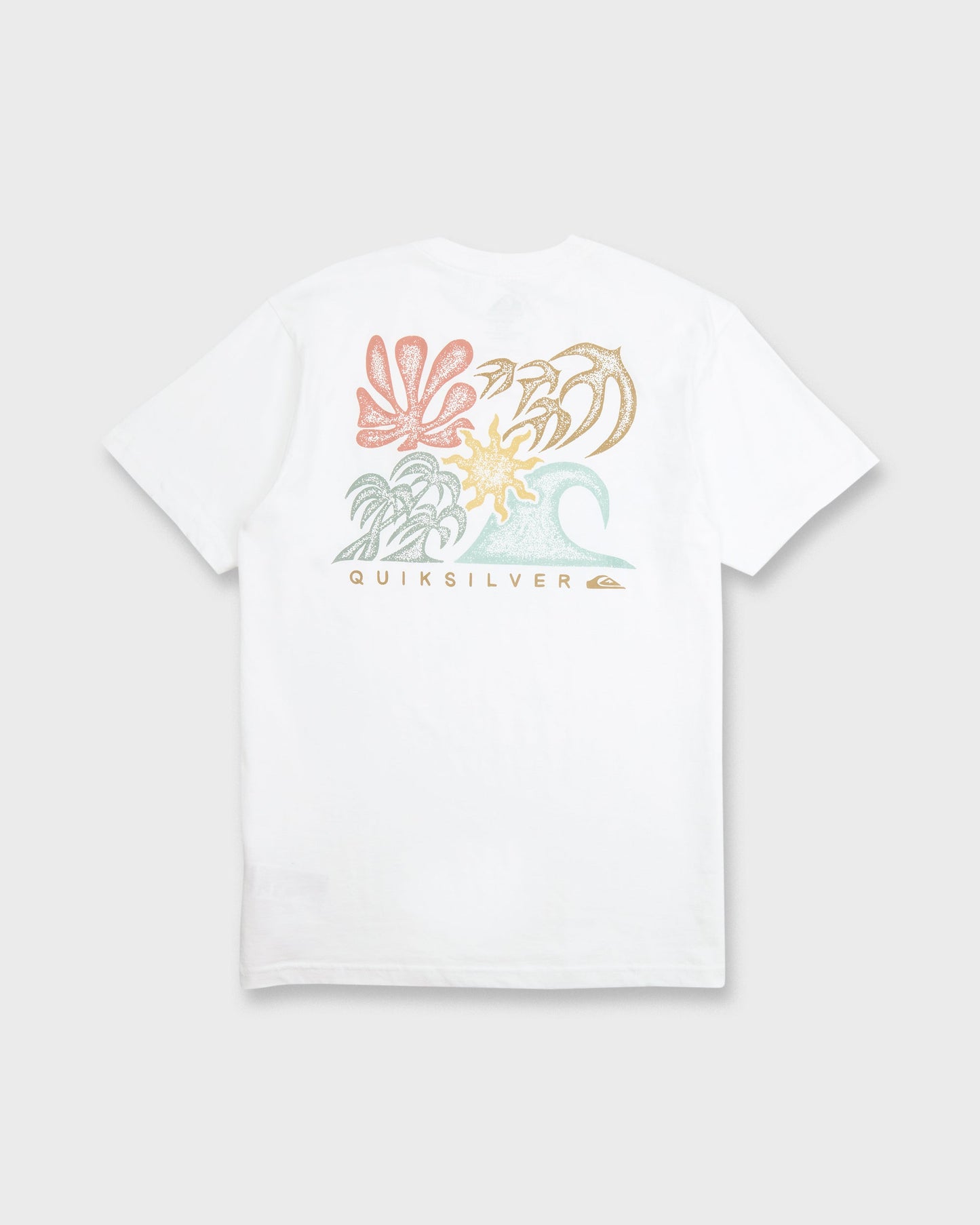 Collage Classic Short Sleeve Knit T-Shirt - White
