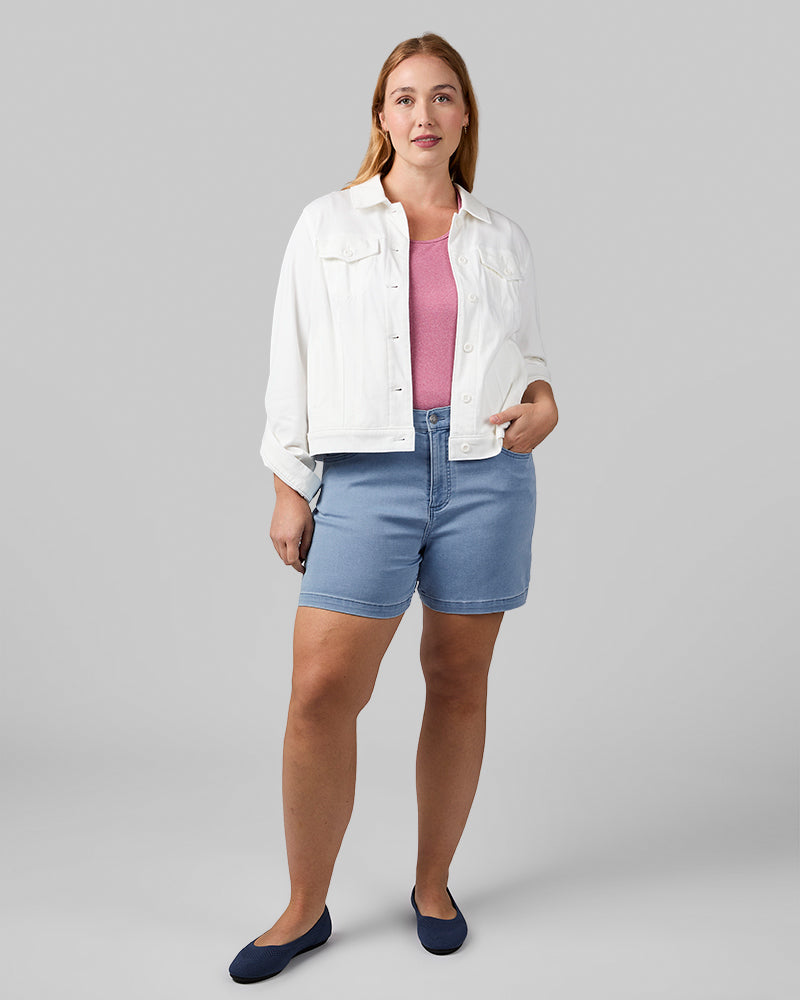 WOMEN'S STRETCH COMFORT JEAN 5-INCH SHORT