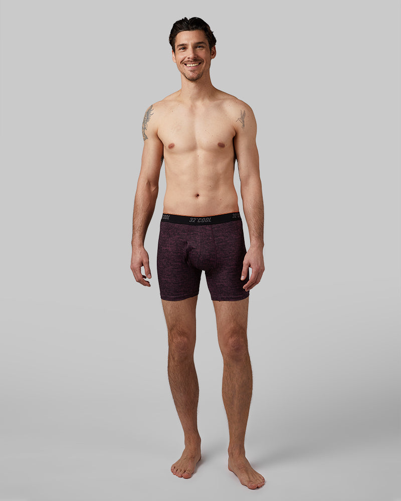 MEN'S COOL ACTIVE PRINTED BOXER BRIEF