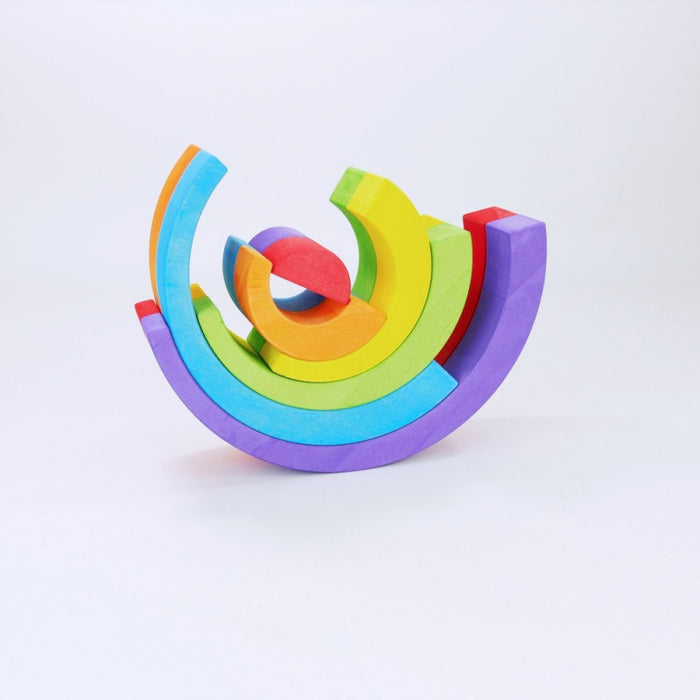 Bajo Small Double Sided Rainbow Colour
