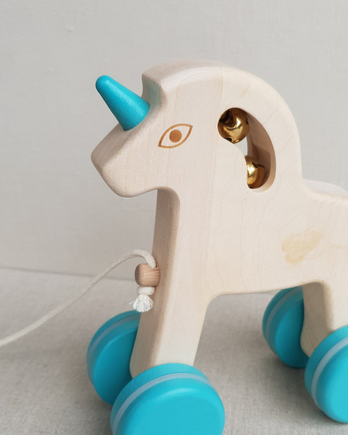 Bajo Unicorn Pull Toy