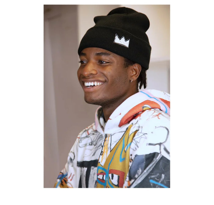 Basquiat "Beat Bop Crown" Beanie