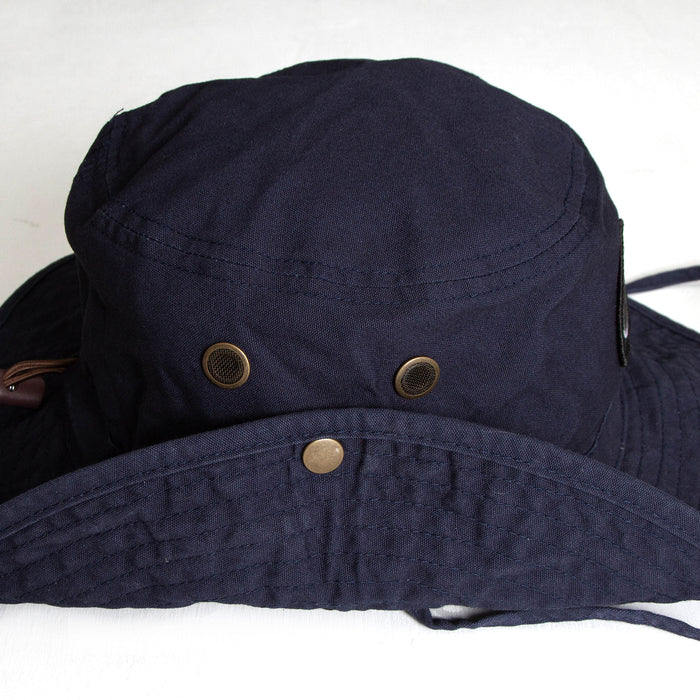 BB Smiley - Draw String Bucket Hat - Navy