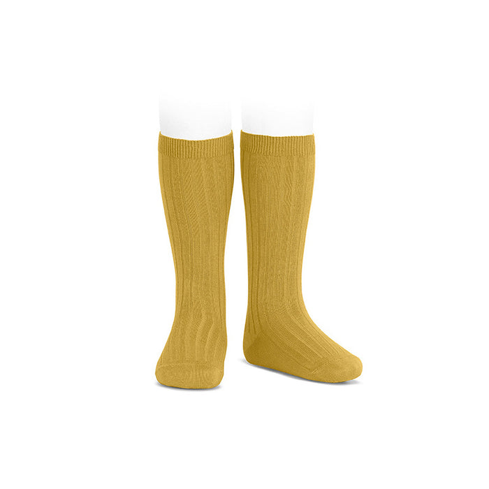 Condor Knee High Ribbed Sock (#629 Mostaza)