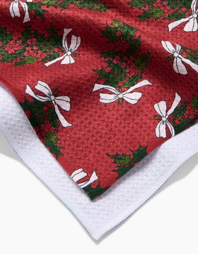Geometry Holiday Tea Towels
