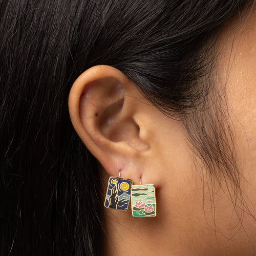 Impressionist Drop Earrings