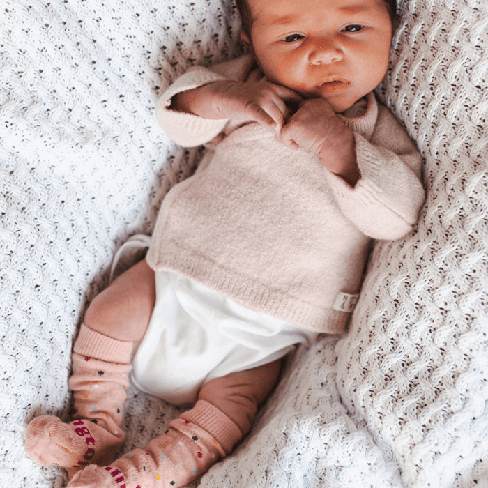 Lamington Baby Merino Knee Hi Socks - Hundreds and Thousands
