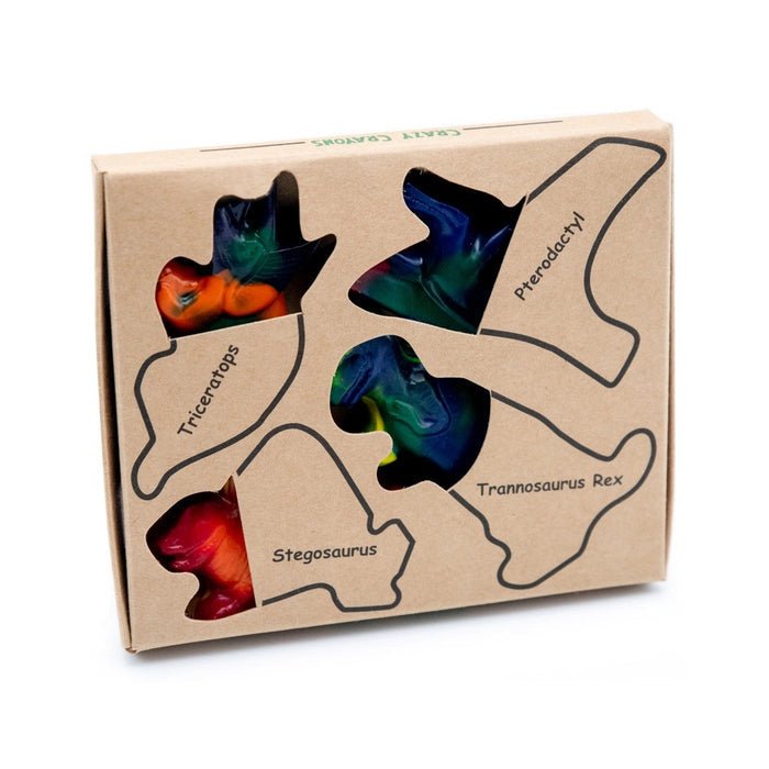 Multicolor Dinosaur Crayon Set