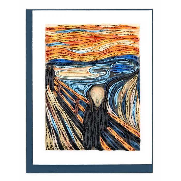 Munch The Scream Quilling Card