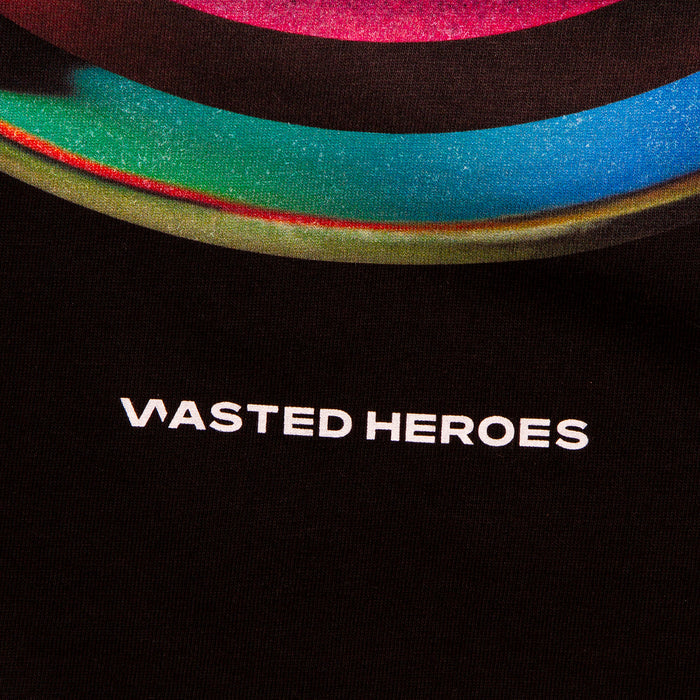 Orbital 003 Front Print - Tshirt - Black