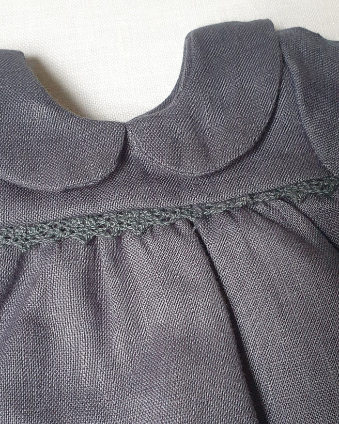 Pretty Wild Dolls Dress Bella - Denim Linen