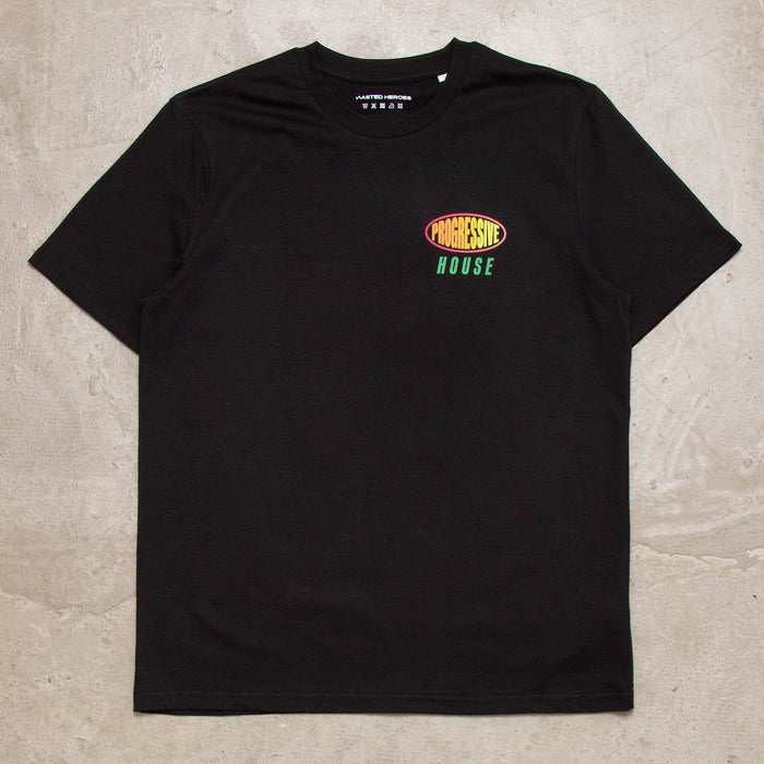 Tilt Progressive House Alliance Back Print - Tshirt - Black