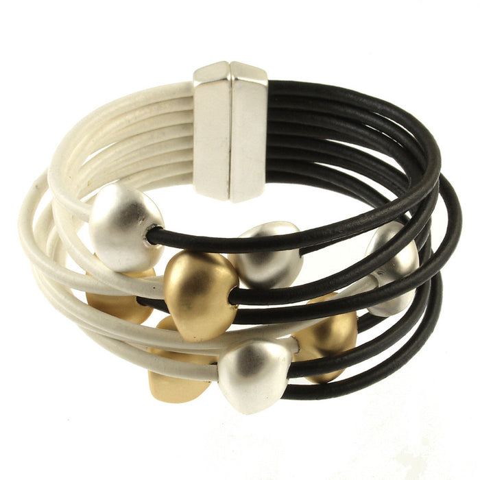 Two Tone Gradient Metal Bracelet