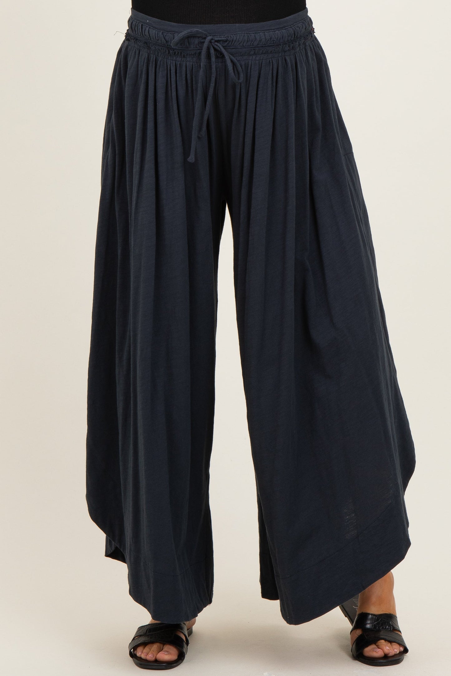 Ash Tulip Hem Super Wide Leg Maternity Pants