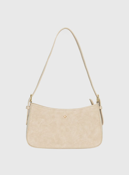 Peta & Jain Lilu Bag Cream Faux Suede