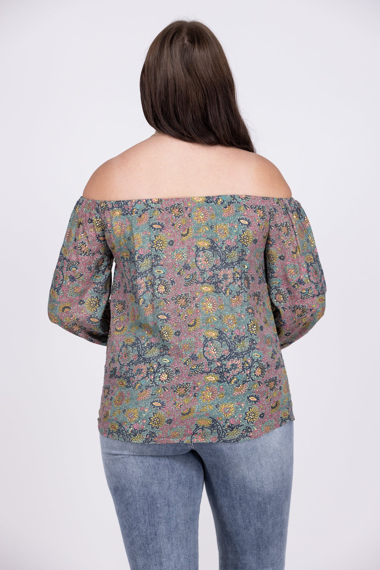 Shiny Happy People Women's Off The Shoulder Top