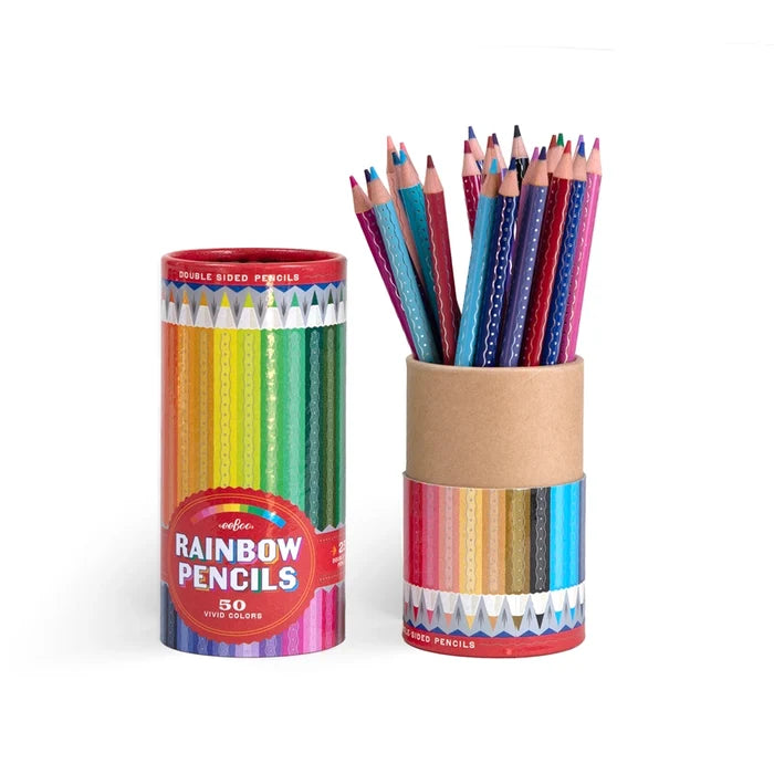 25 Rainbow Double Sided Colored Pencils