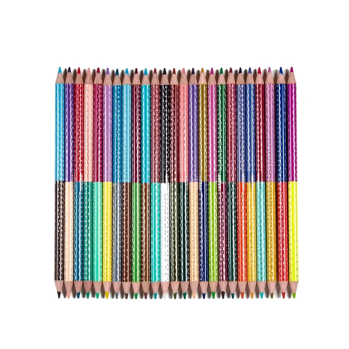 25 Rainbow Double Sided Colored Pencils