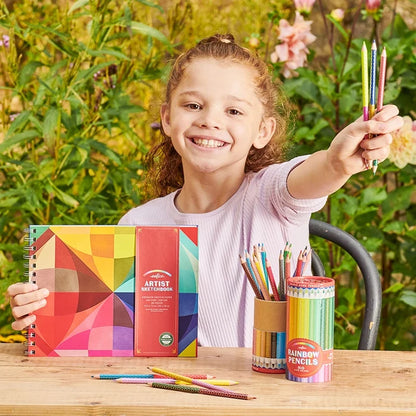 25 Rainbow Double Sided Colored Pencils