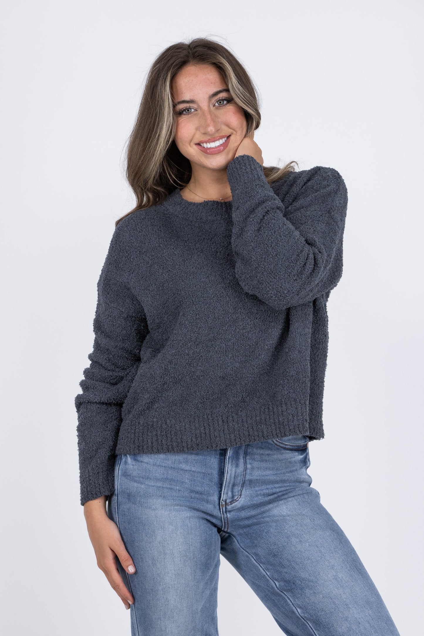 Fab Women's Ribbed Cuffs Sweater