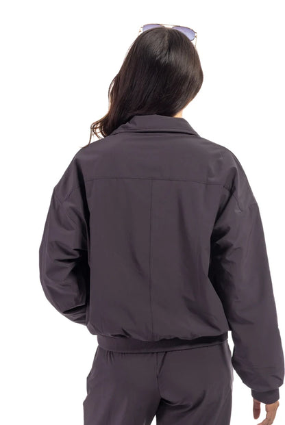 Women's Mock Neck Pullover Jacket