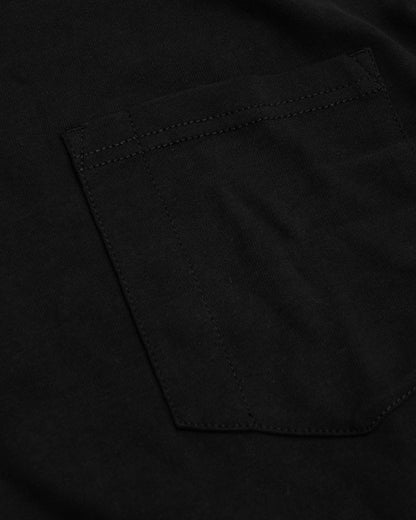 Black & White Heavyweight Long Sleeve Pocket Crew 4-Pack