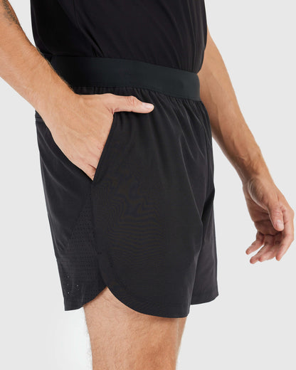 7” Black Active Training Short