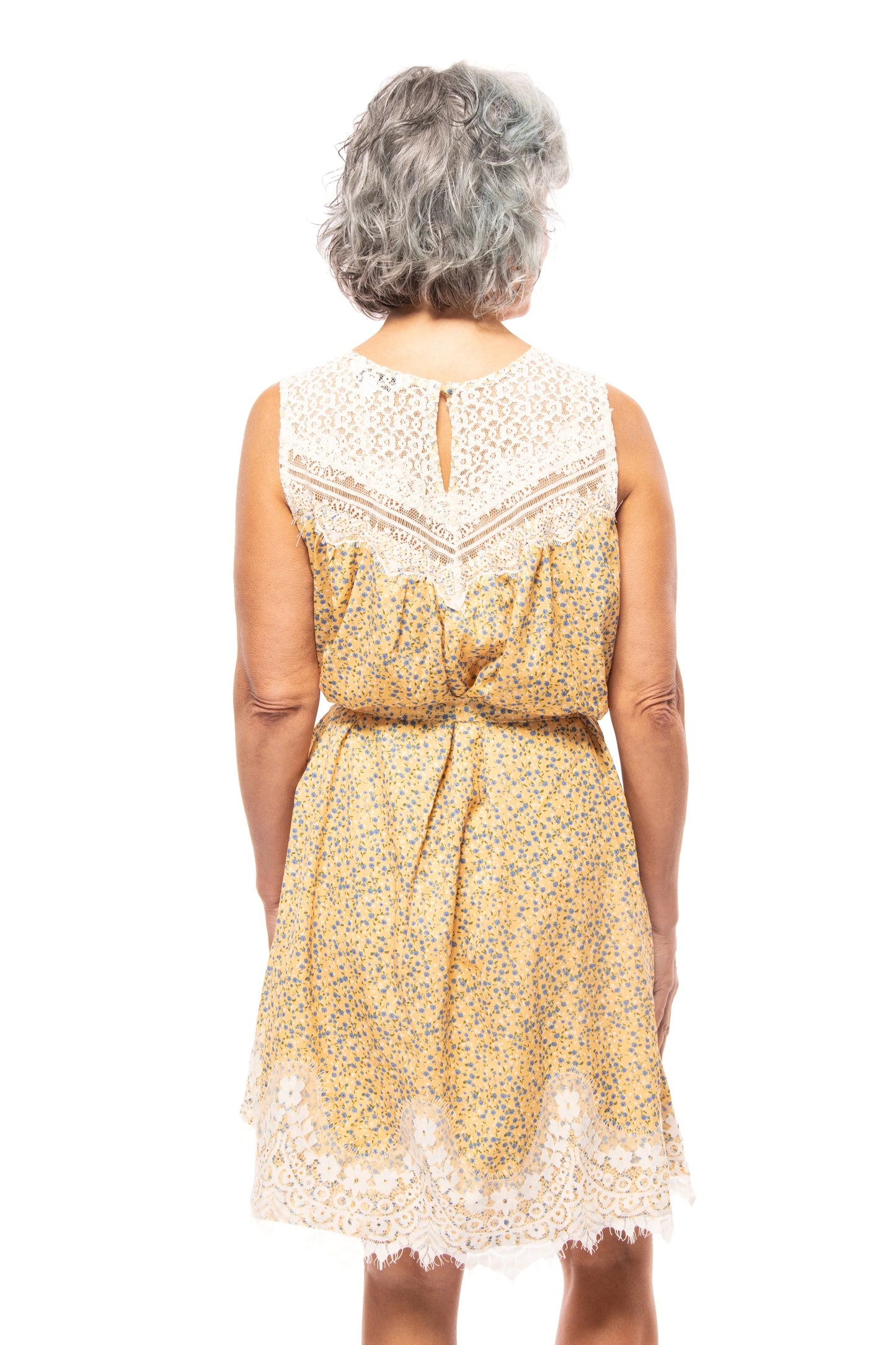 Dance It Up Women's Floral Lace Mini Dress *Final Sale*