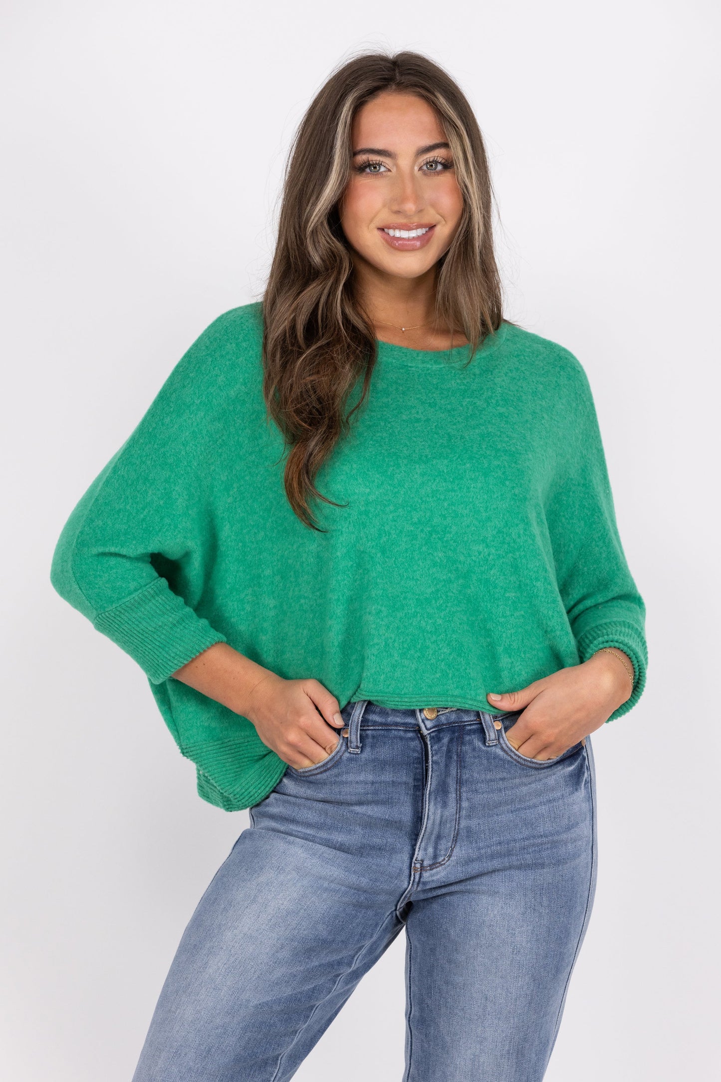 Texts To You Women's Everyday Dolman Sleeve Sweater