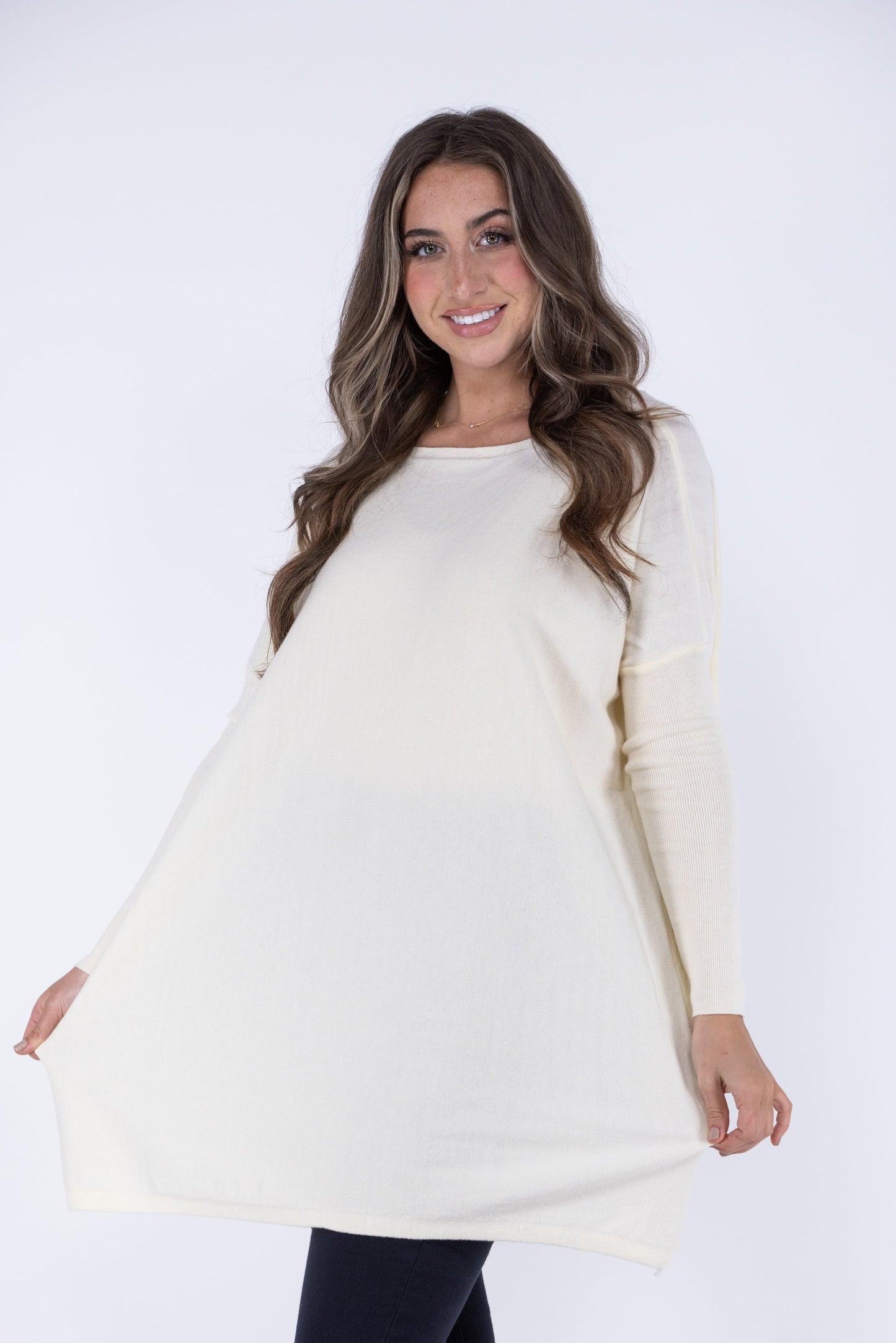 Always Welcome Women's Tunic Sweater