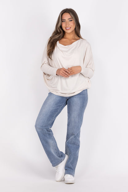 Ride The Line Women's Slouchy Long Sleeve Top