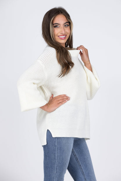 It's What's Inside That Counts Women's Side Slit Sweater