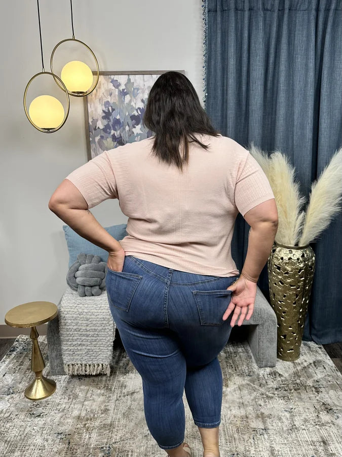Love to See You Shine Women's Cozy Ribbed Hi-Lo Top