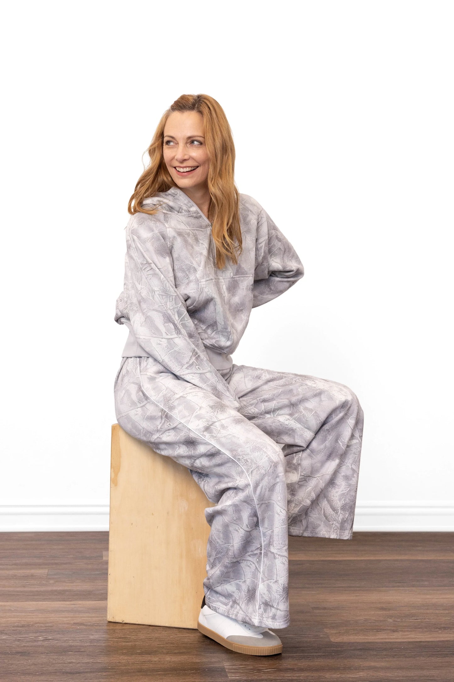 ALB Custom Women's Camo Print Wide Leg Pants - Two Inseams