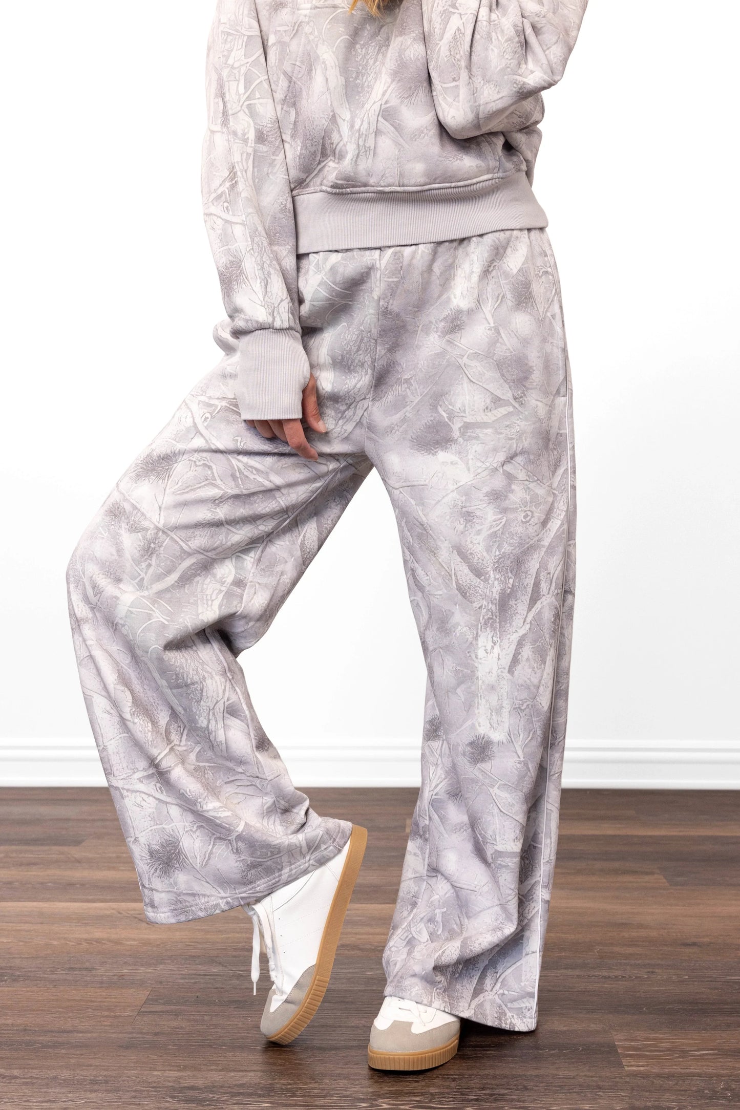 ALB Custom Women's Camo Print Wide Leg Pants - Two Inseams