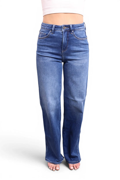 The Carson High-Rise Tummy Control Vintage Wide Leg Jeans