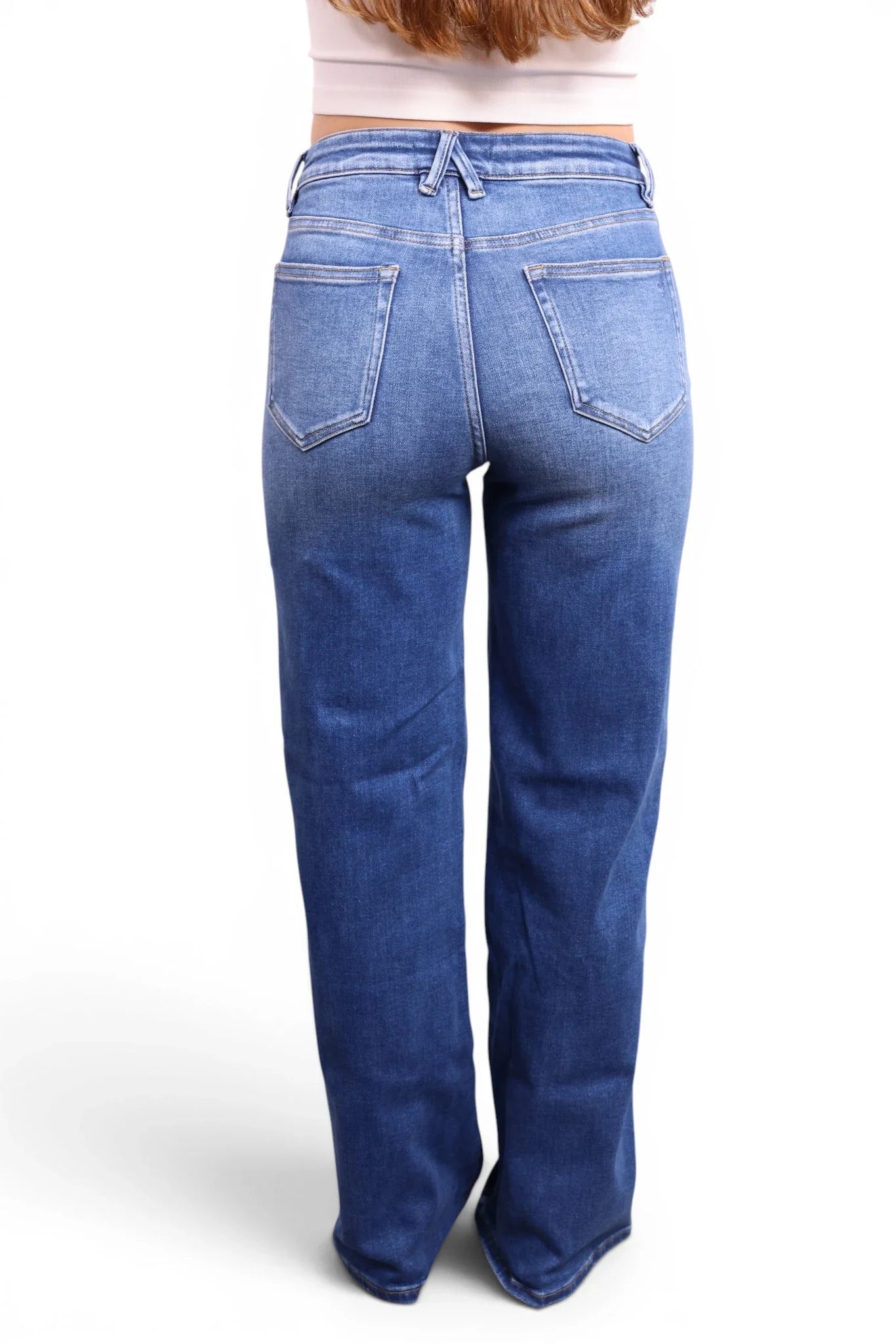 The Carson High-Rise Tummy Control Vintage Wide Leg Jeans