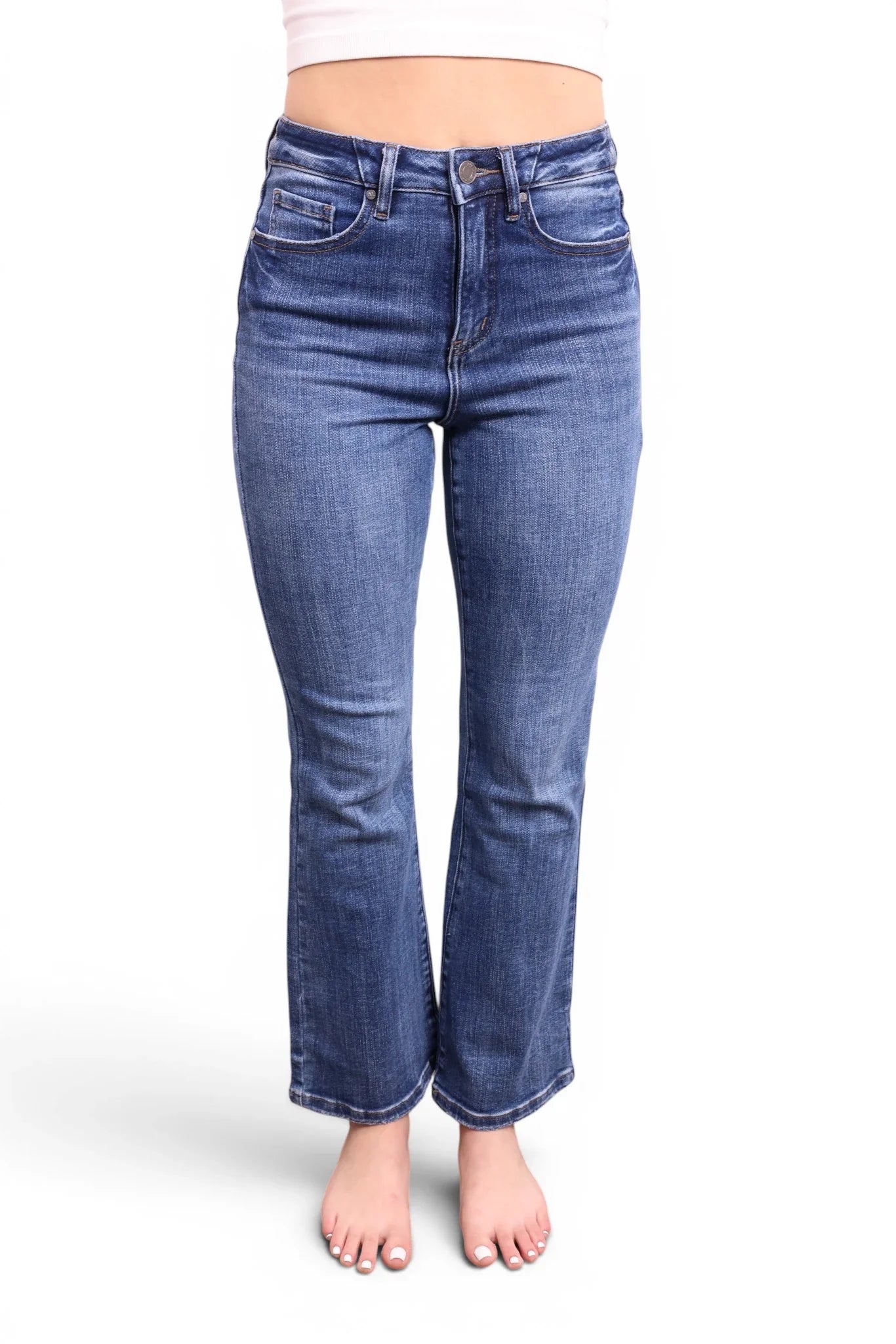 The Jada High-Rise Tummy Control Bootcut Jeans - Three Inseams
