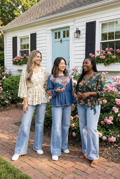 The Adrian High-Rise Wide Leg Denim - Three Inseams