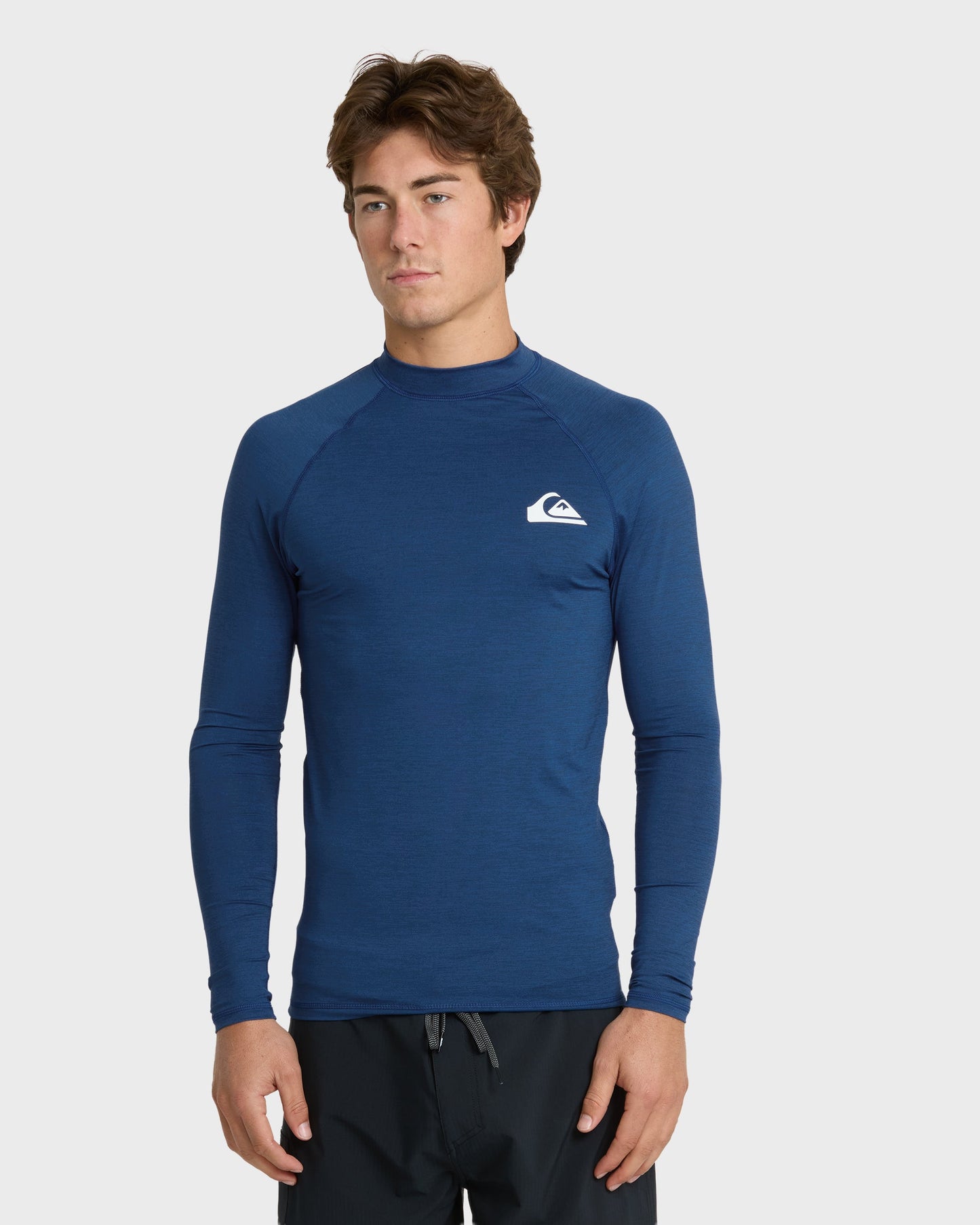 Everyday UPF 50 Long Sleeve Rashguard - Monaco Blue Heather