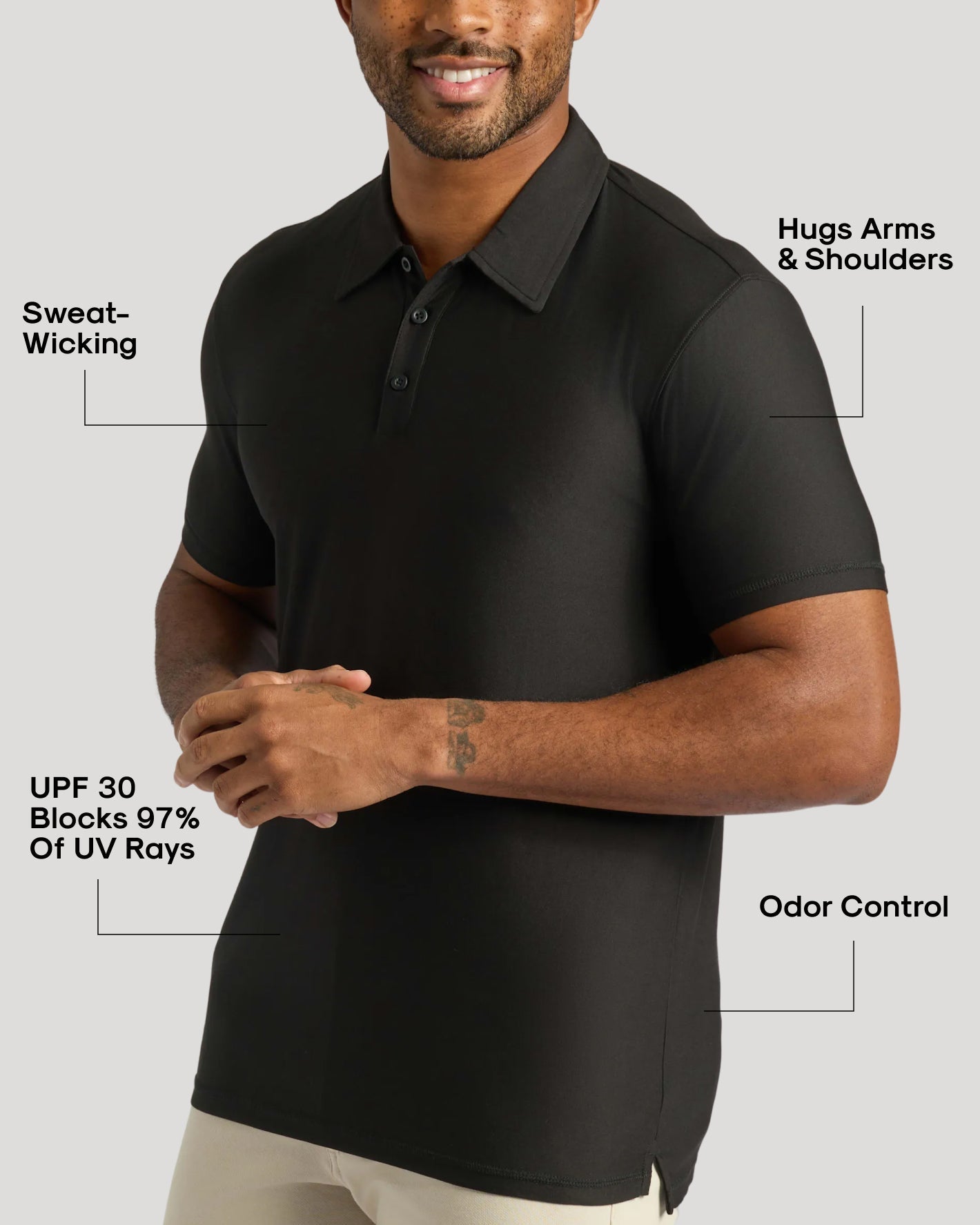 Black Active Polo 2.0