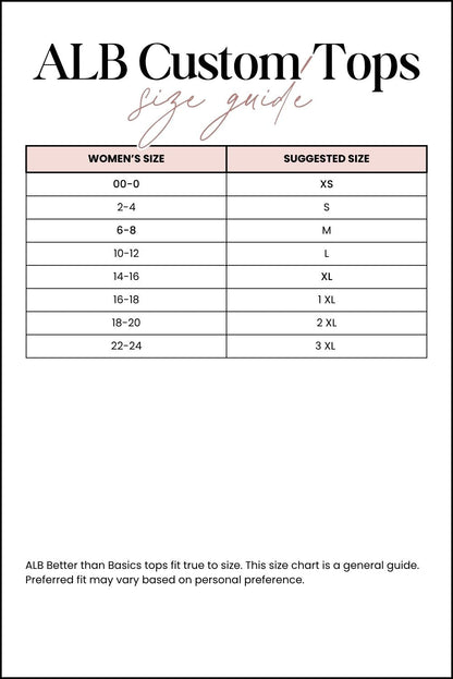 ALB Custom Women’s Classic Ribbed Henley Top