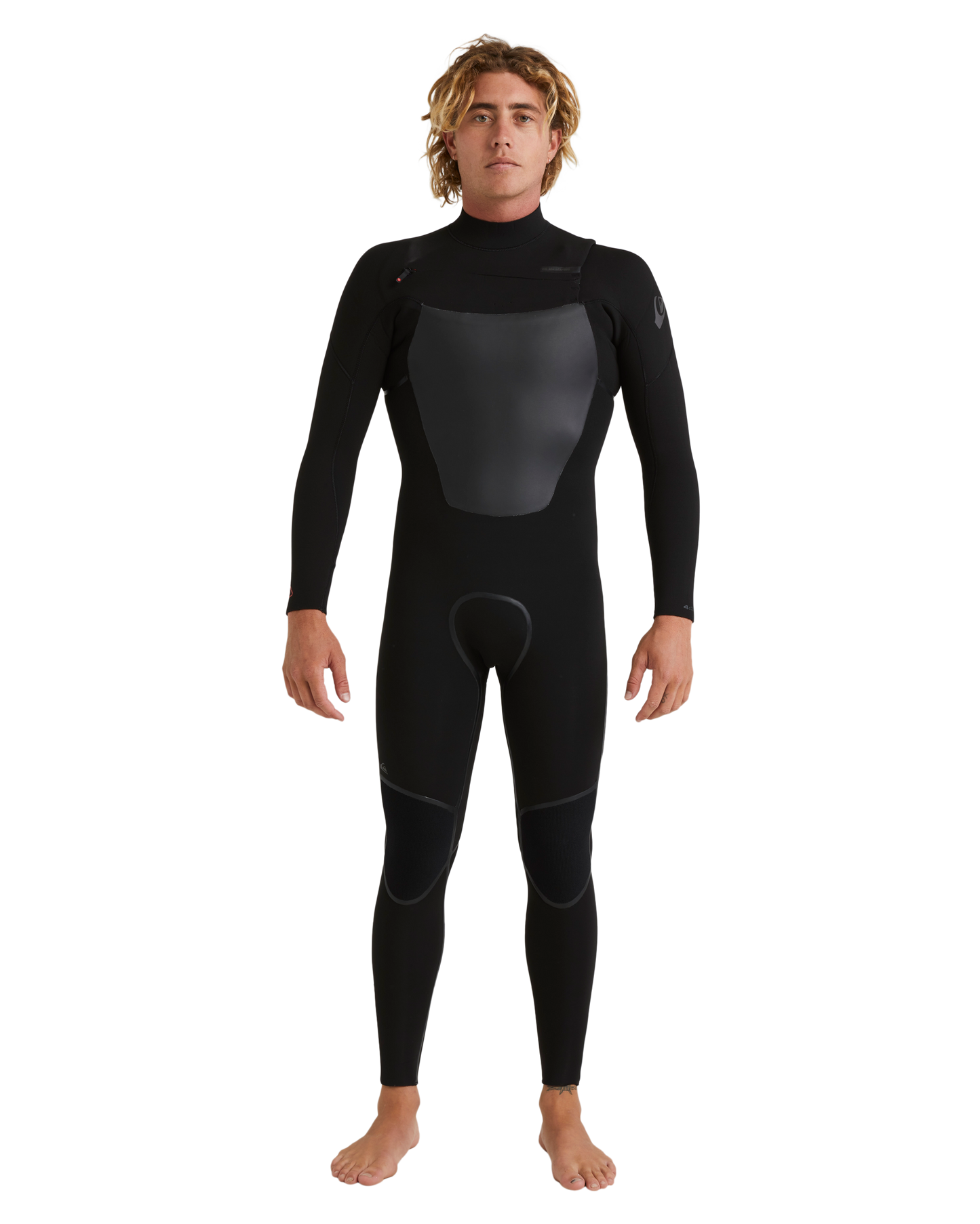 3/2 Marathon Sessions Chest Zip Fullsuit - Black