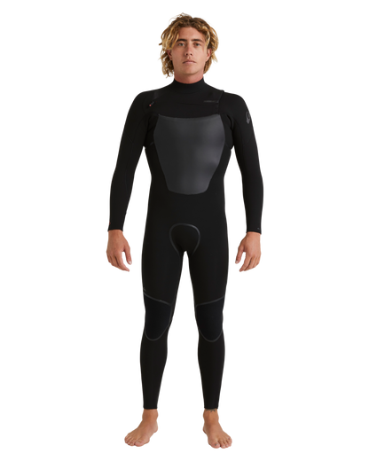 3/2 Marathon Sessions Chest Zip Fullsuit - Black