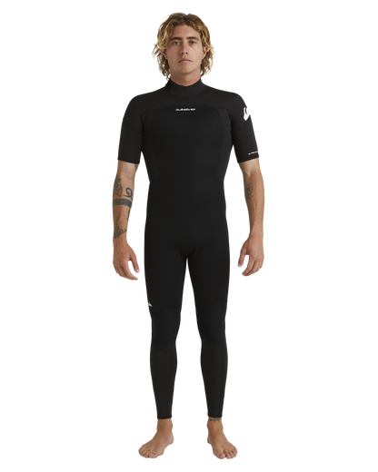 2/2 Prologue Short Sleeve Back Zip Wetsuit - Black